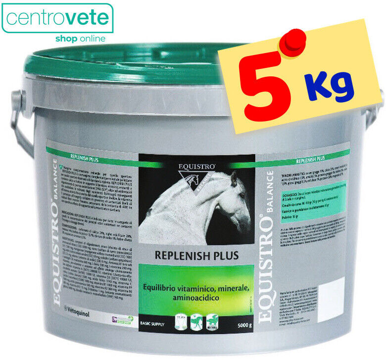 Replenish Plus 5 Kg per Cavalli → Migliora le Performance Sportive del Cavallo