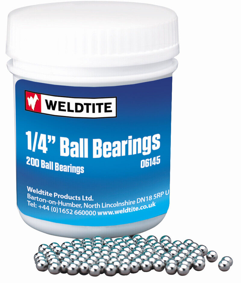 Weldtite Ball Bearings - Bulk Tubs - 1/8' Bearings