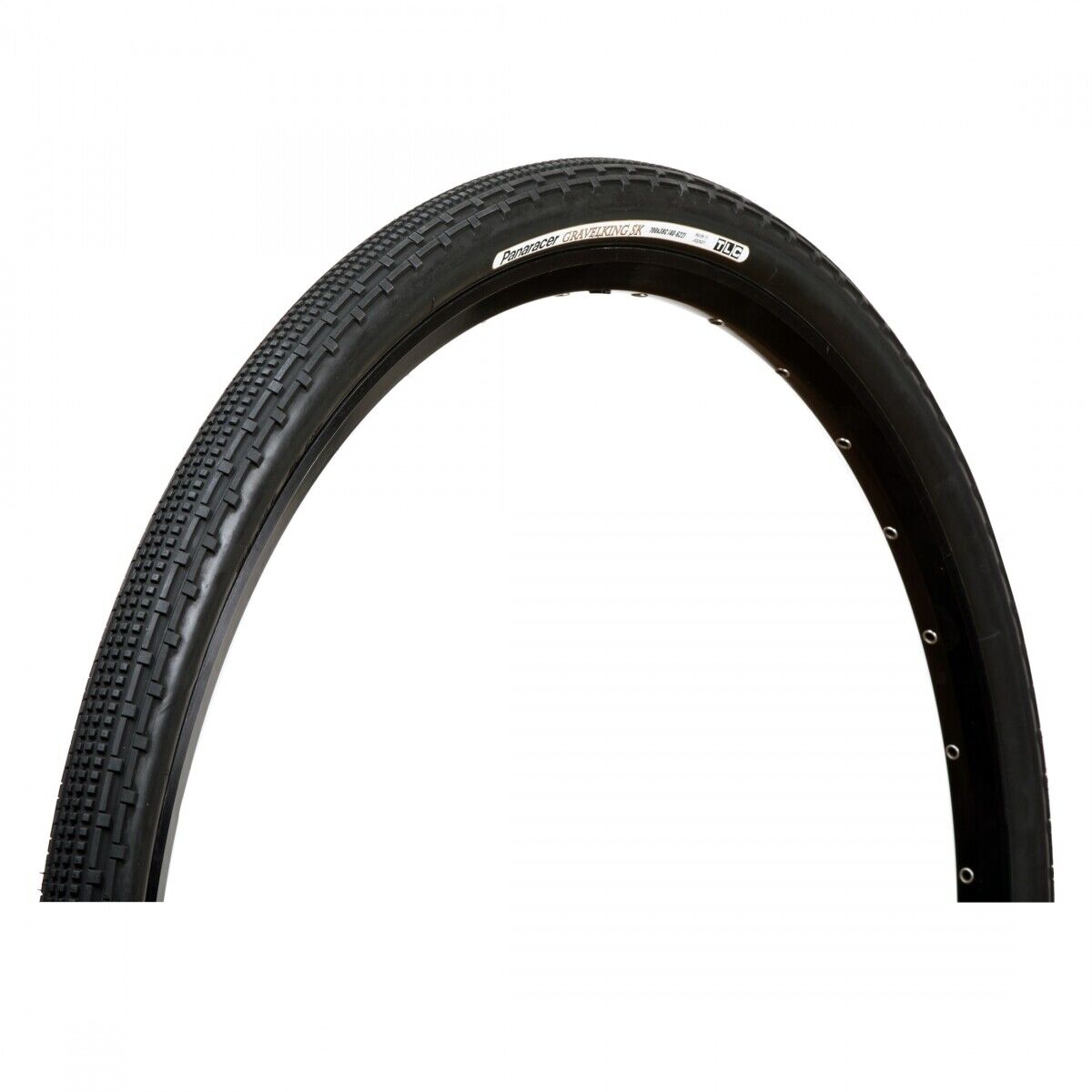 Panaracer Gravelking Sk + Plus Pneumatici 700x38c Tubeless Pieghevole Nero