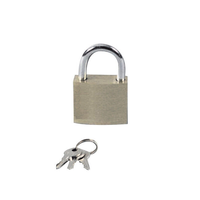 lucchetto in ottone ad arco 40mm MV-TEK antifurto