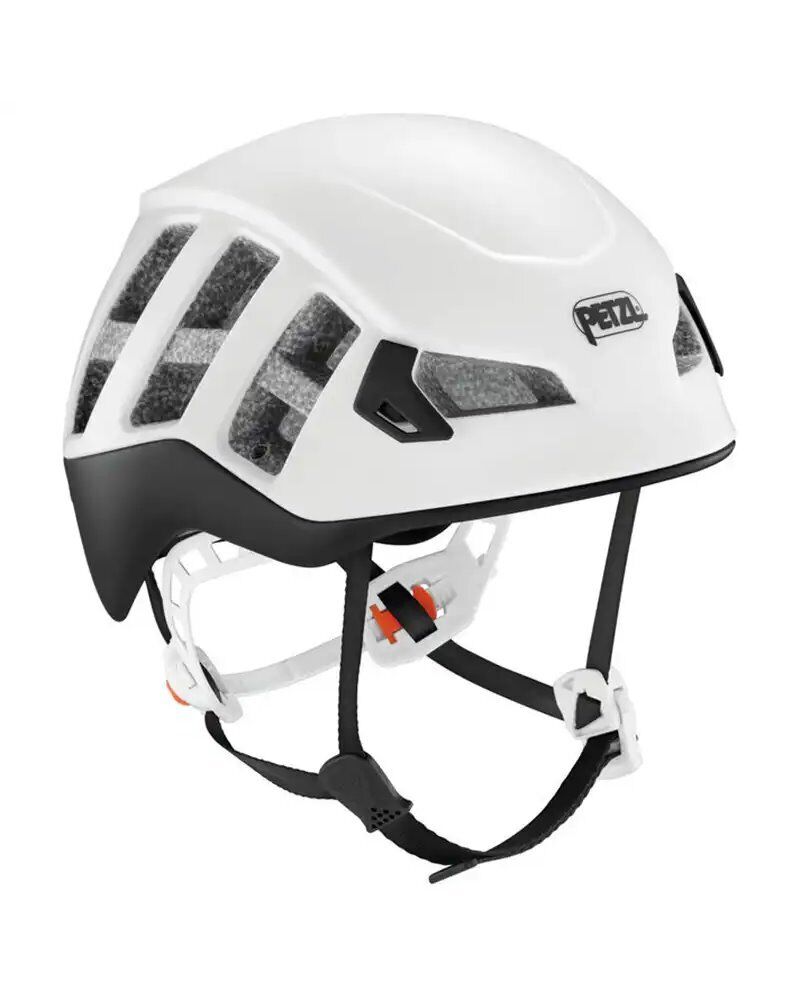 Petzl Meteor Casco Taglia S/M 48-58 cm, Bianco/Nero