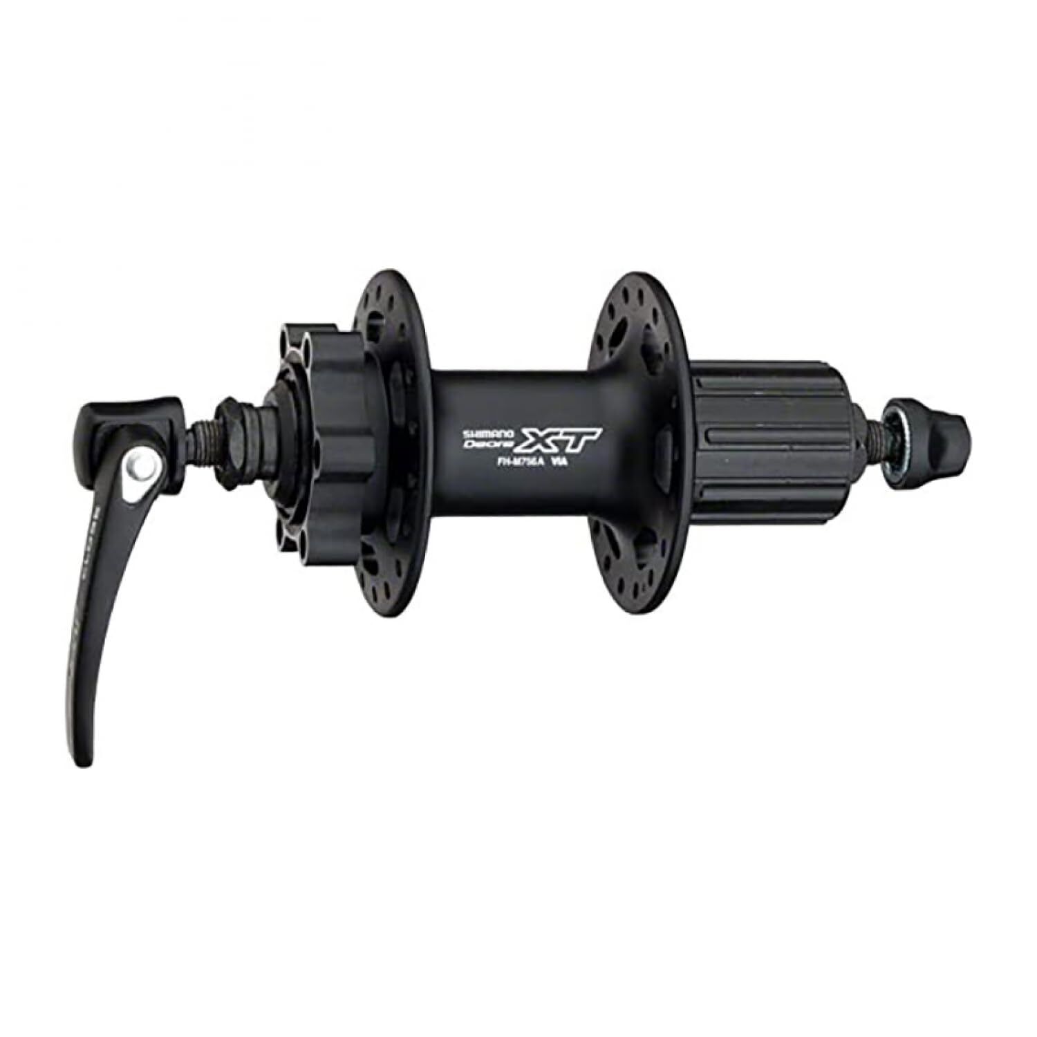 Mozzo posteriore Shimano XT 6 Bolt Disc Nero 2013 Nero Taglia unica