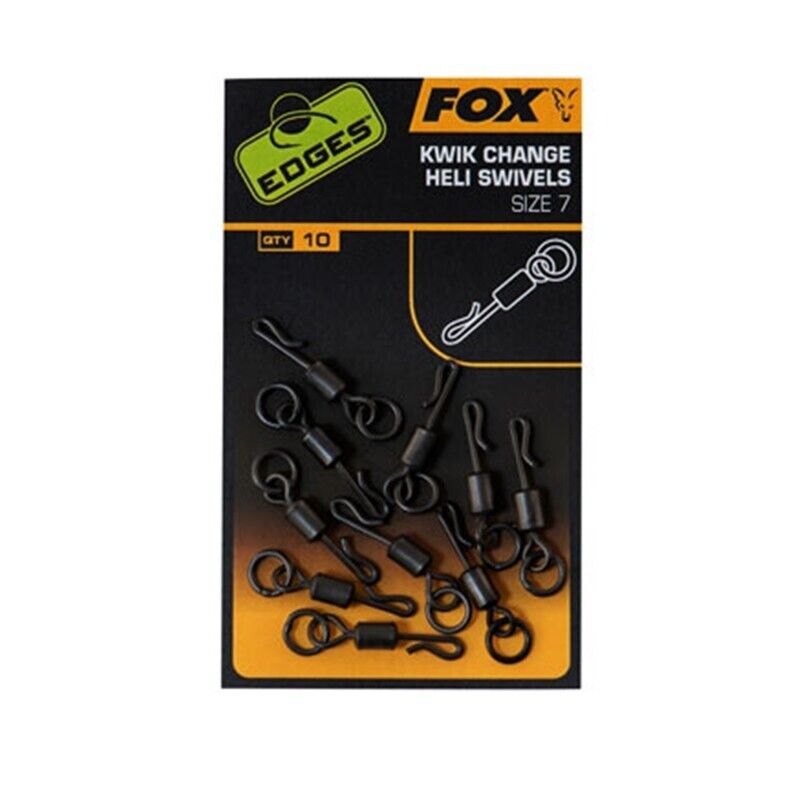 CAC700 Kwik Change Heli Swivels size 7 10pz CREAZIONE RIG CARP FISHING