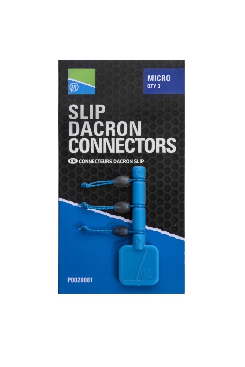 PRESTON INNOVATION SLIP DACRON CONNECTOR - LARGE