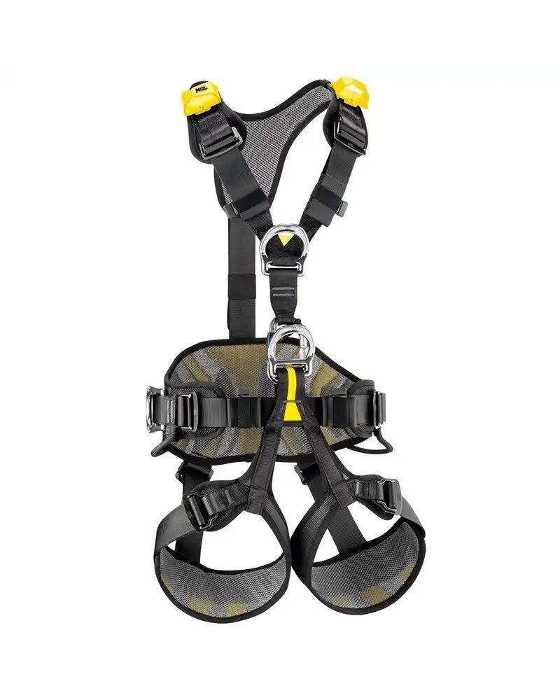 Petzl Avao Bod Imbracatura Taglia 1, Nero/Giallo (EU)