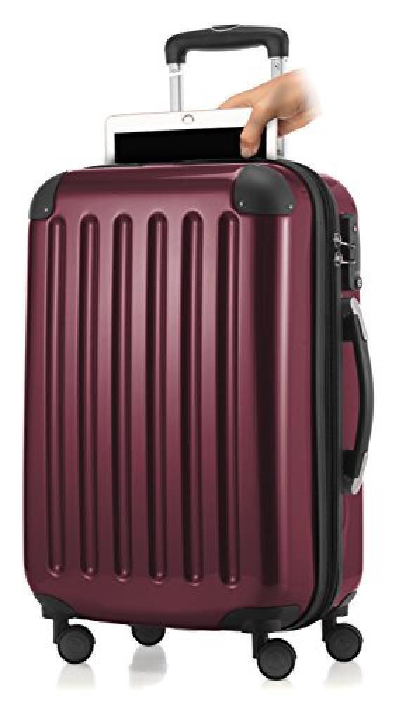 (TG. 55 cm) HAUPTSTADTKOFFER Handgepäck Laptopfach Hartschalen-Koffer Trolley R