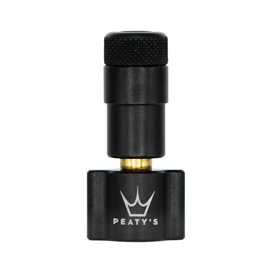 erogatore co2 tyre inflator holeshot head nero Peatys bombolette bici