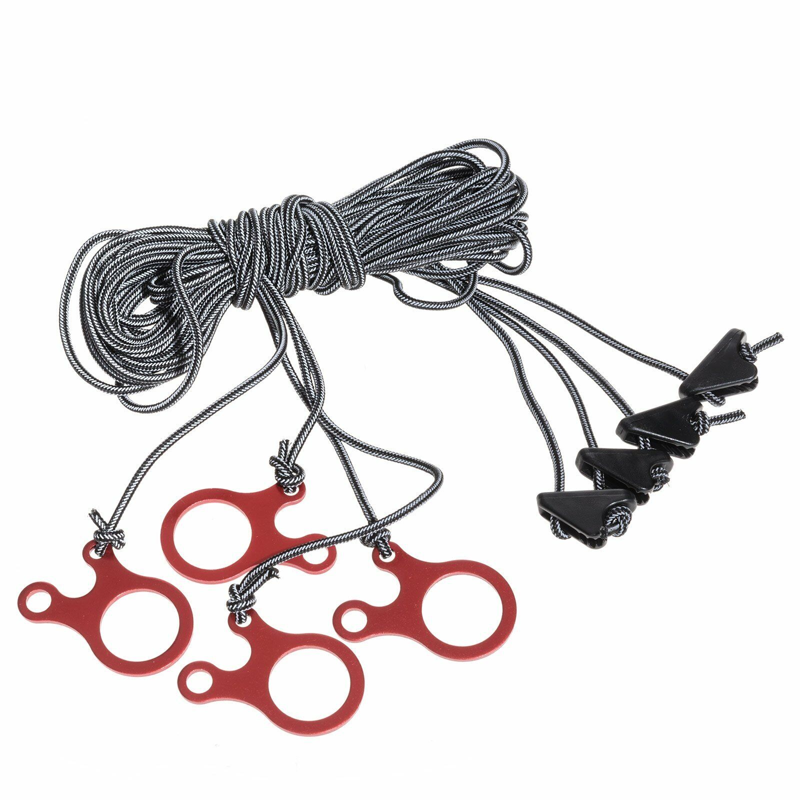 Qeedo Quick Reflector Set - Corda Campeggio Riflettente - Set di 4 (b0v)