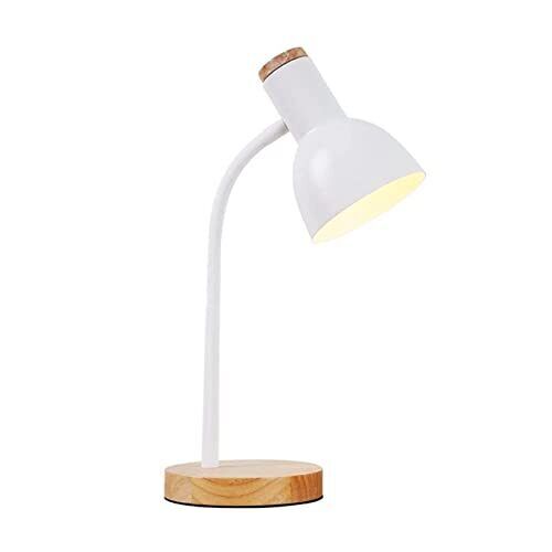 Bel Air Home - Lampada da Scrivania Flexo ARGOS, 1xE-27 con Legno (D2P)