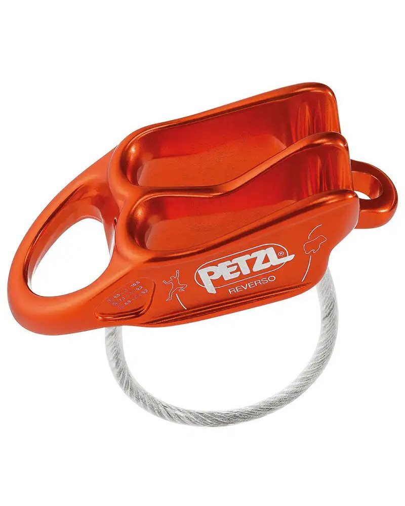 Petzl Reverso Assicuratore/Discensore, Rosso
