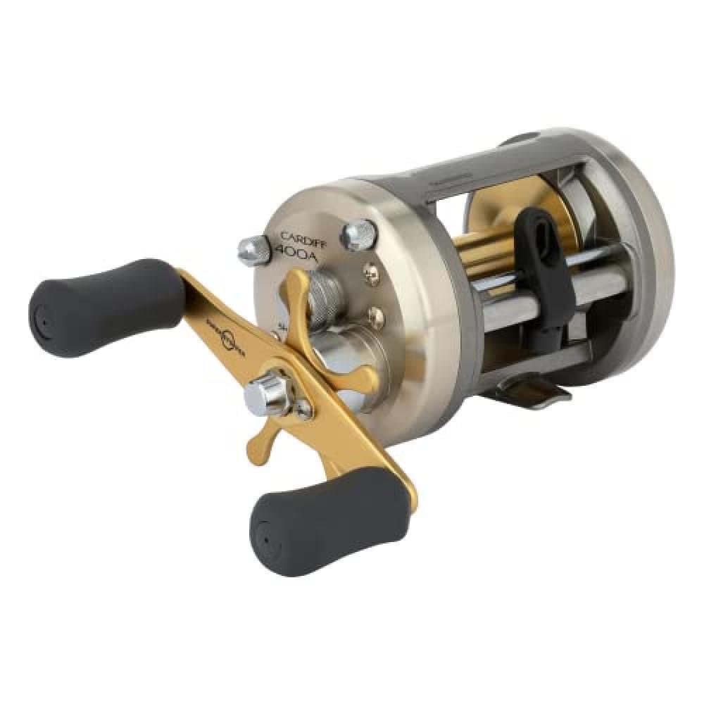 (TG. 401A) Shimano Cardiff 401A - Mulinello rotondo per acqua dolce, mano sinist