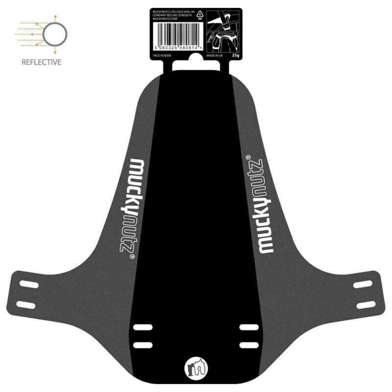 Mucky Nutz Classico Riflettente Viso FENDER V1 Mountain Bike Parafango Anteriore