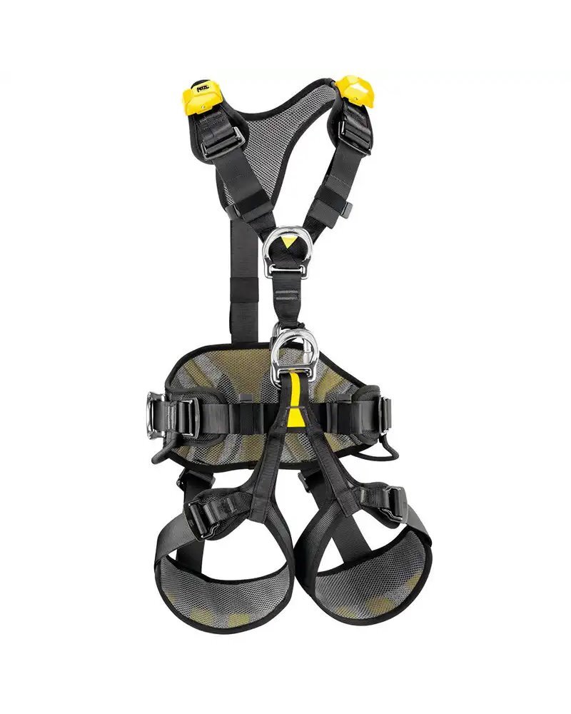 Petzl Avao Bod Imbracatura Taglia 0, Nero/Giallo (EU)