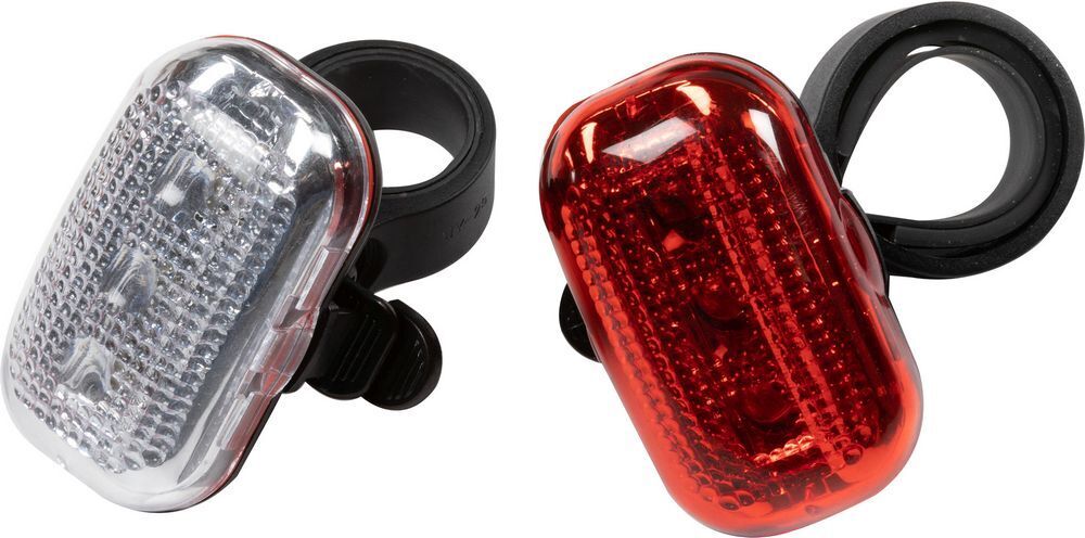 Coppia fanalini ovali anteriore e posteriore  3 led On Bike