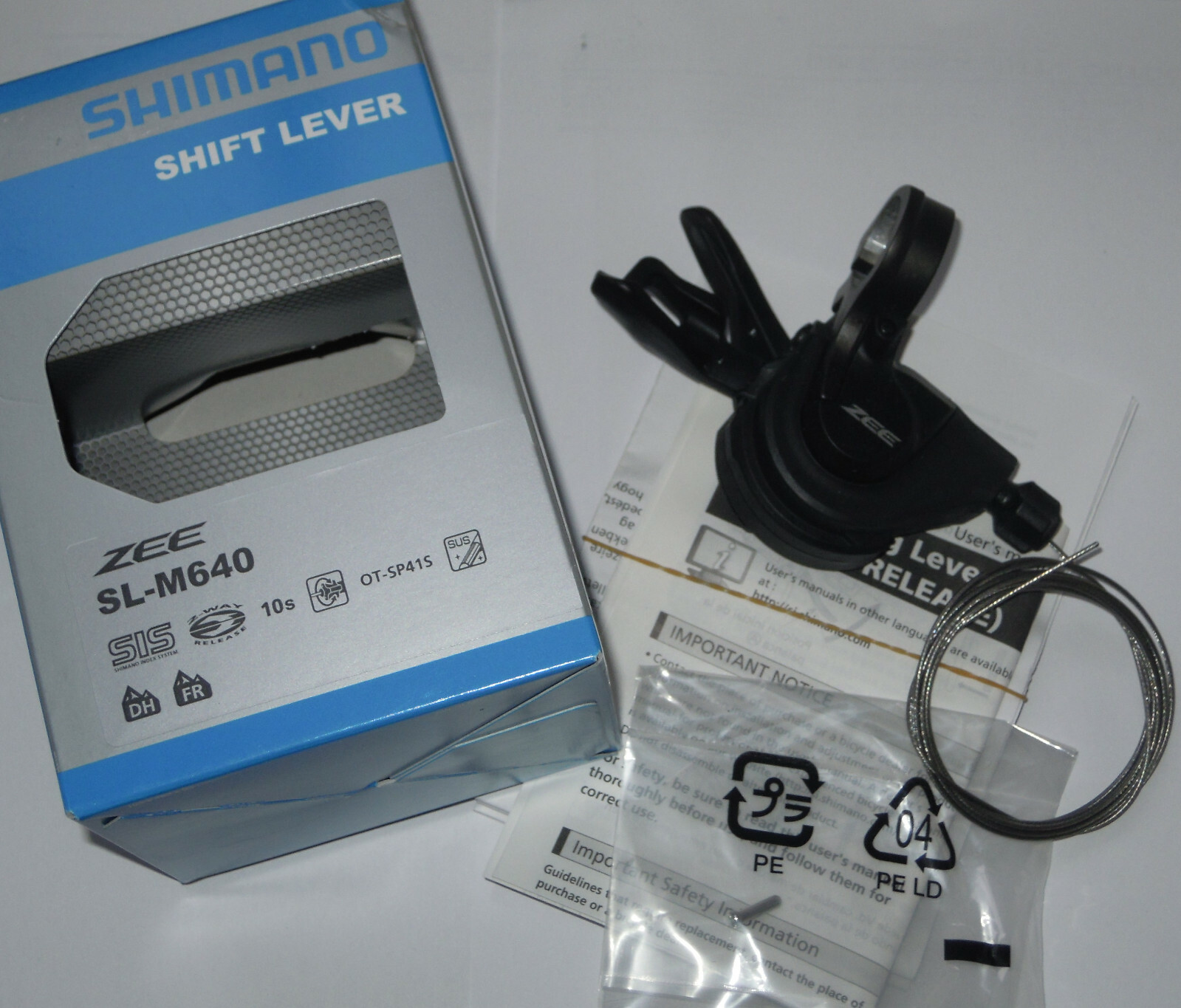 Zee - Comando Cambio Shimano Zee SL-M640 10s posteriore - NEW