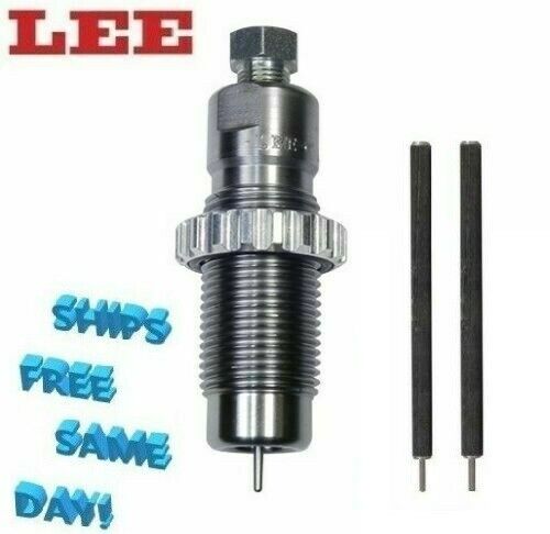 Lee Carbide Misuratore Die per 9mm Luger 90548 W/2 Rimozione Cappuccio Spilli