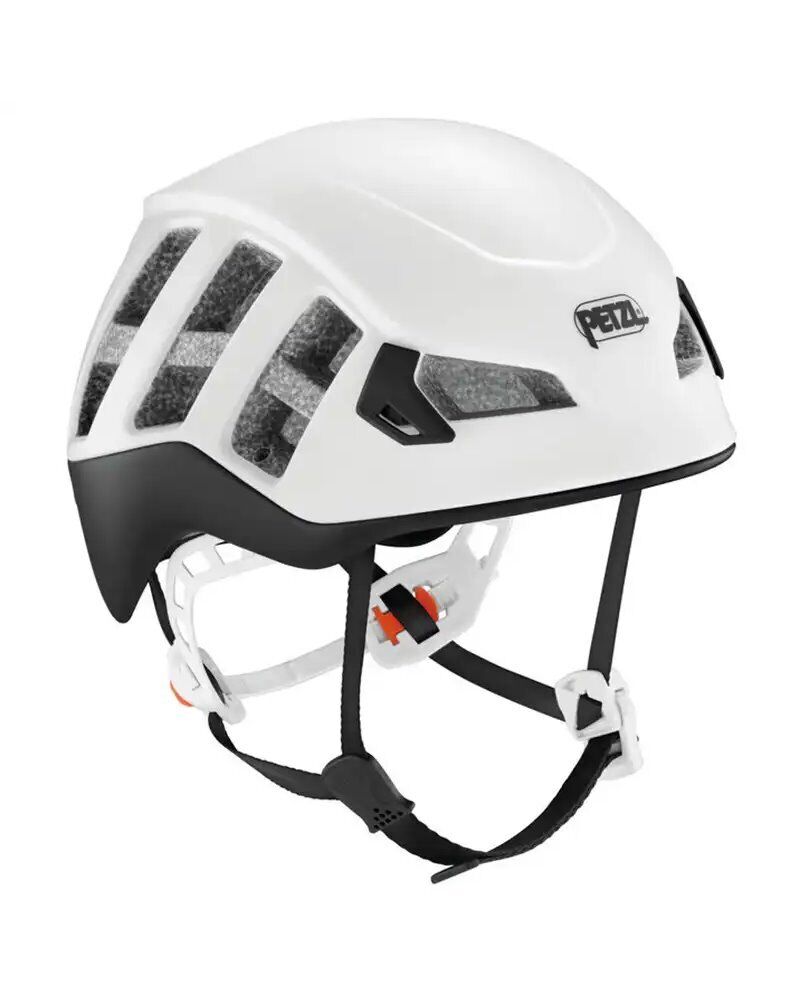 Petzl Meteor Casco Taglia M/L 53-61 cm, Bianco/Nero