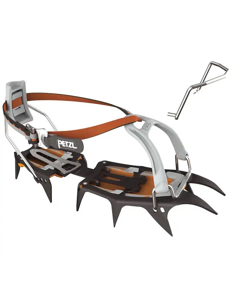Petzl Vasak LLU LeverLock Universel Ramponi Alpinismo Classico