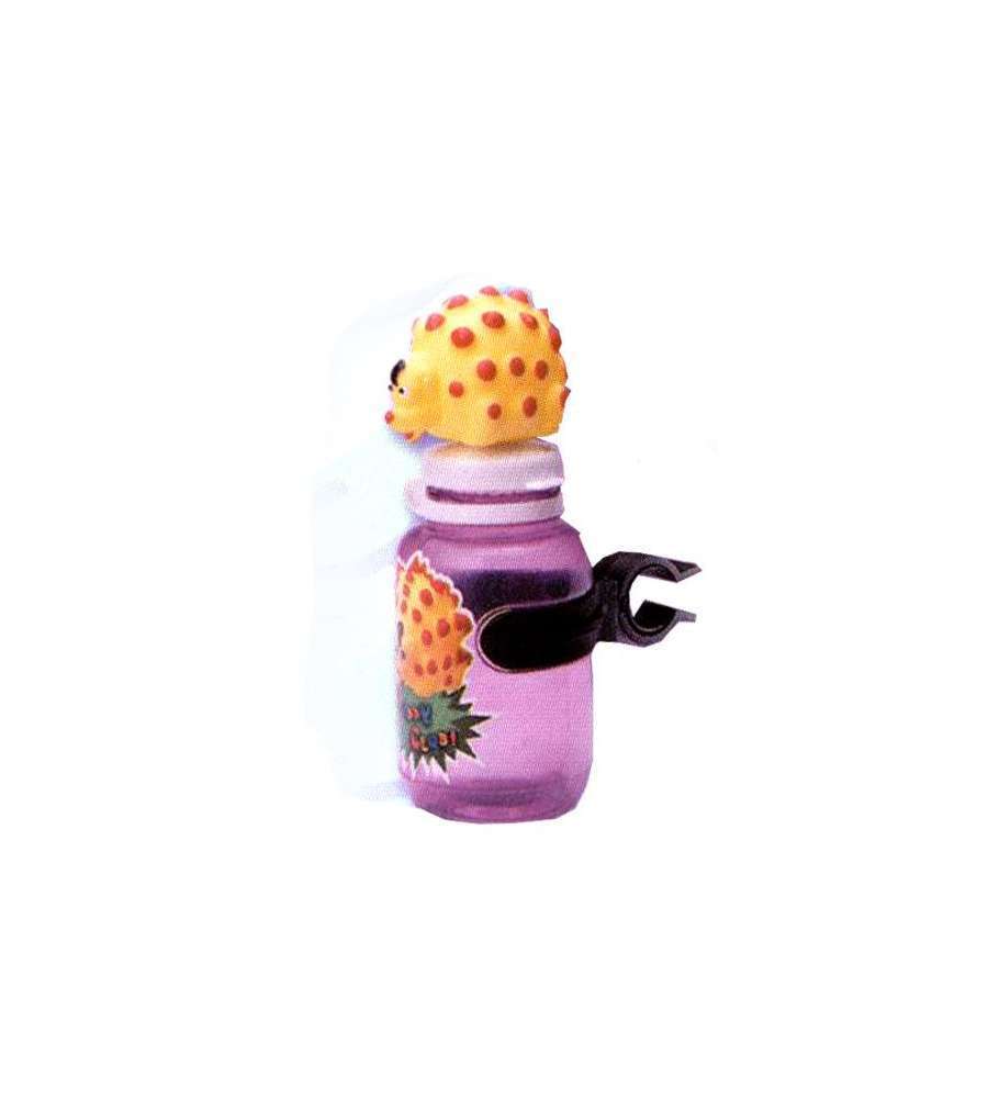 Borraccia bimba 300cc copritappo sonoro pupazzo porcospino
