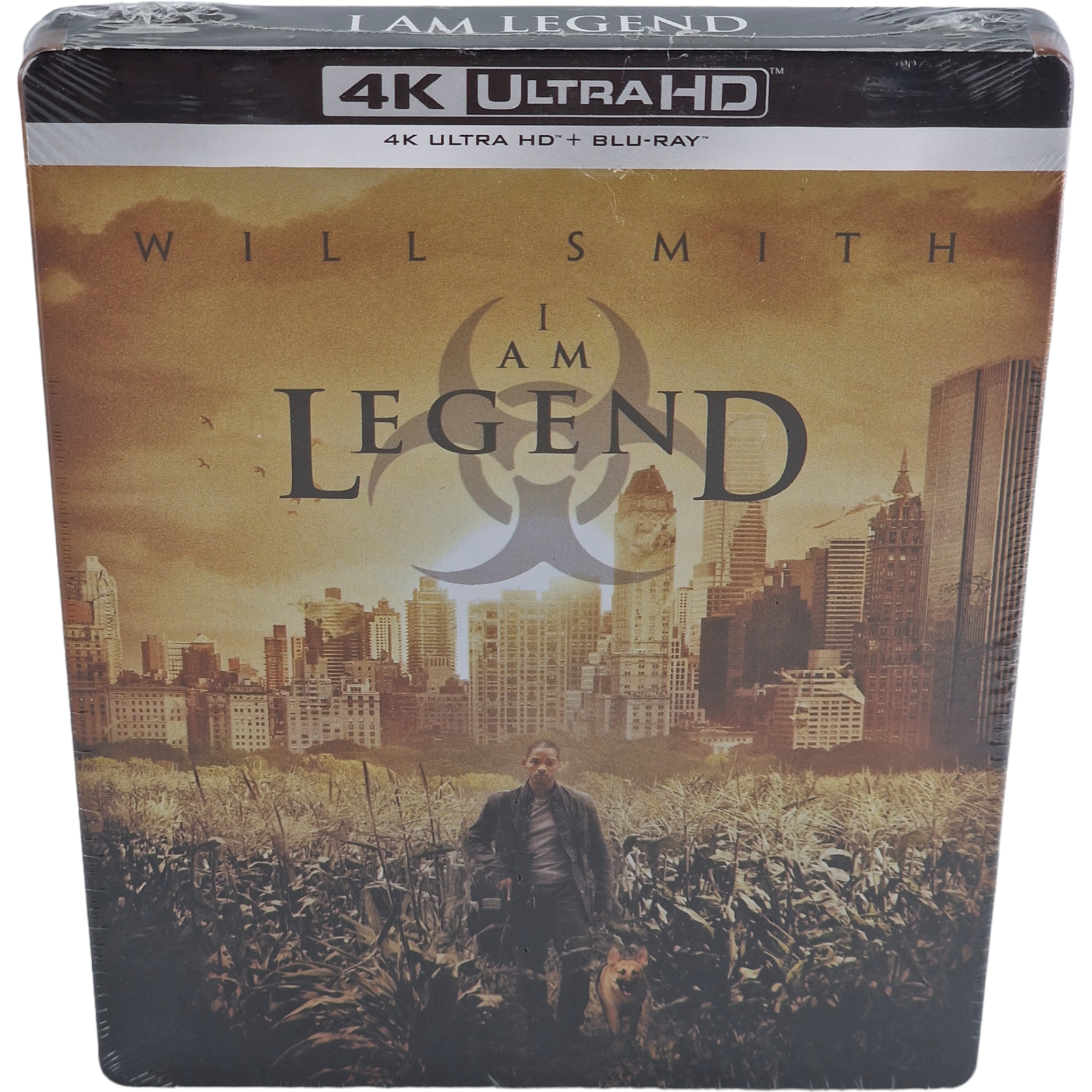 Am Legend 4K Ultra HD + Blu-Ray Steelbook 2007 Edizione Limitata Will Smith Zona