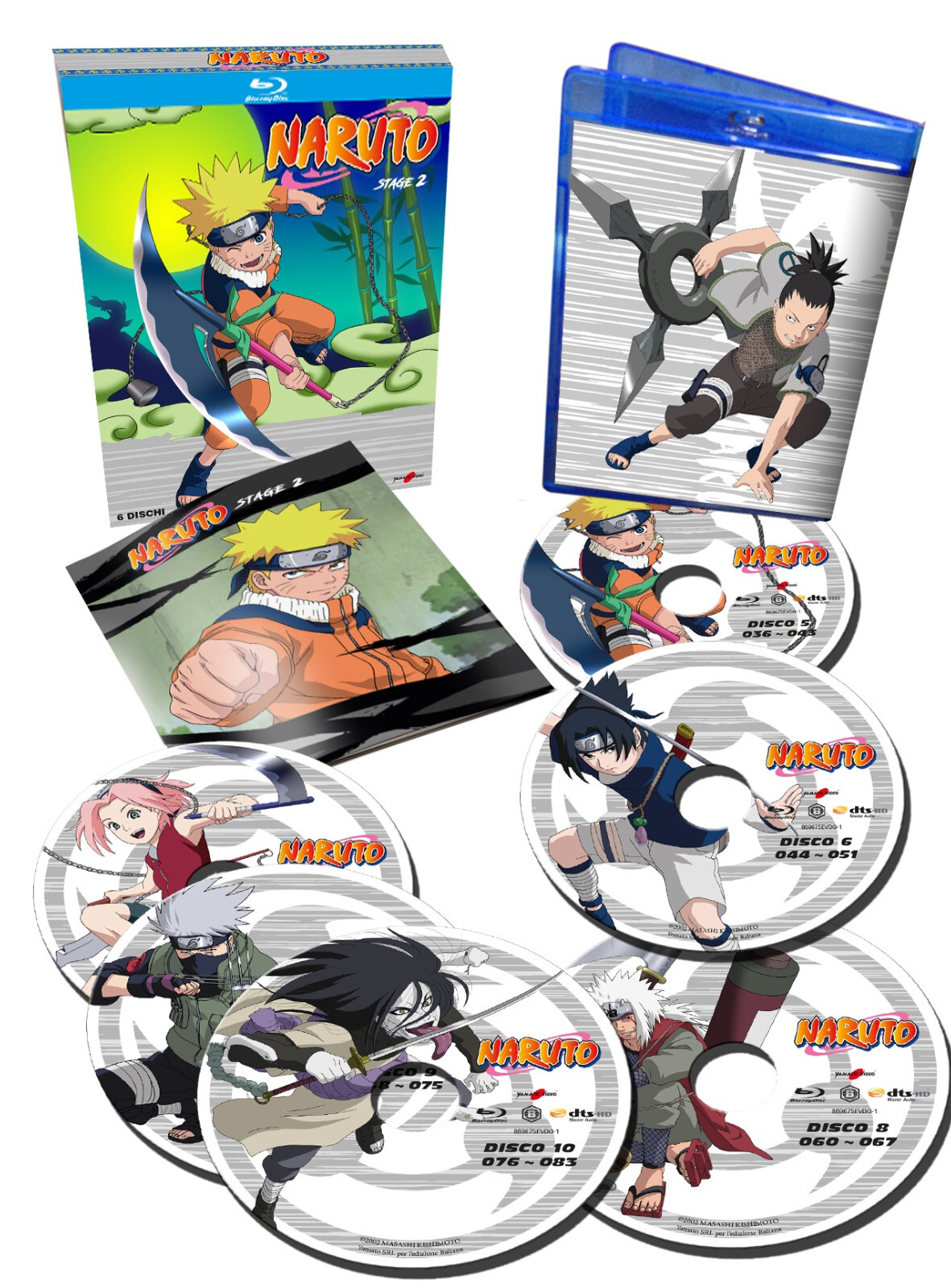 Naruto - Stage 2 (6 Blu-Ray Disc)