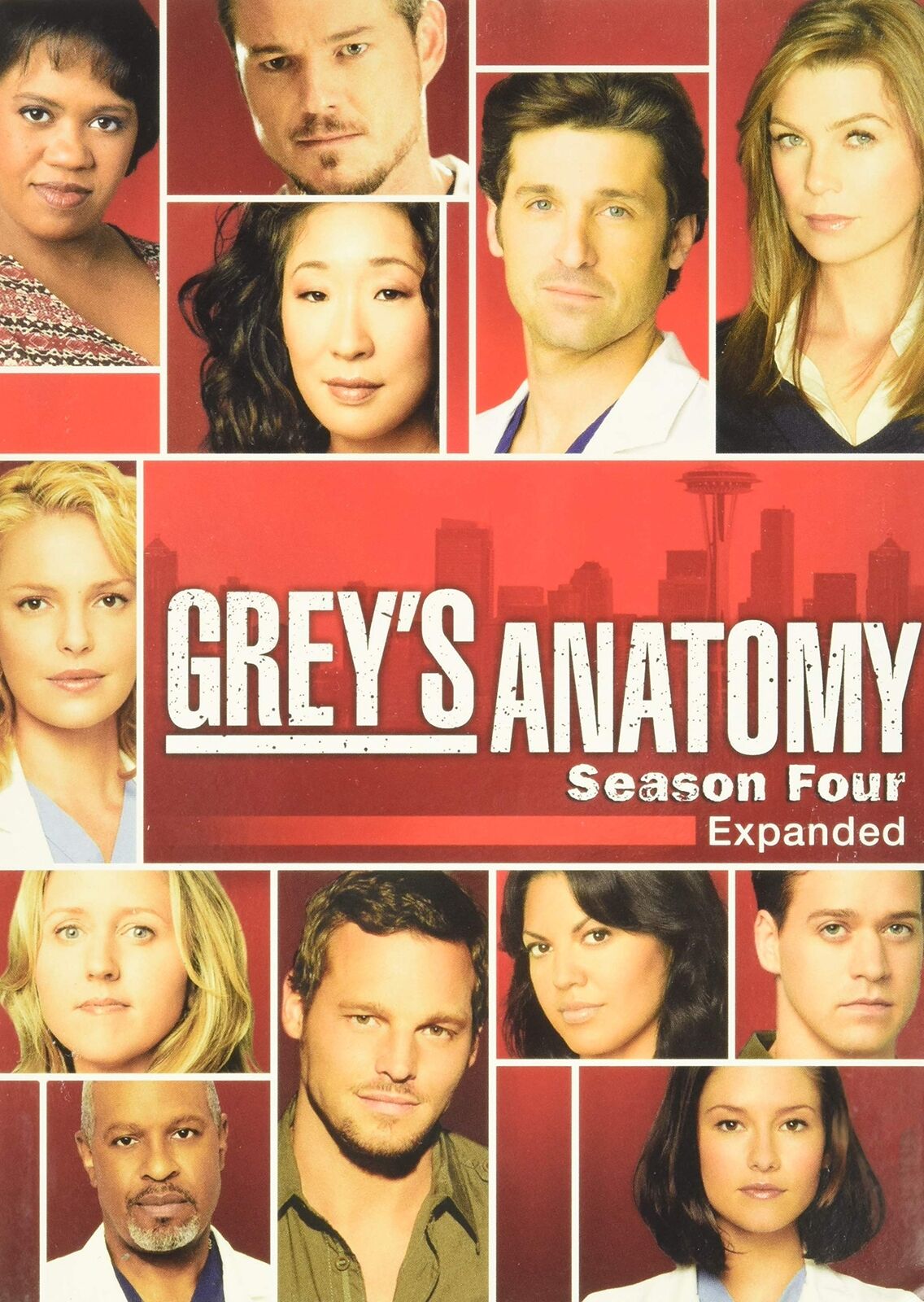 GREY'S ANATOMY: COMPLETE FOURTH SEASON (DVD) T.R. Knight James Pickens Jr.