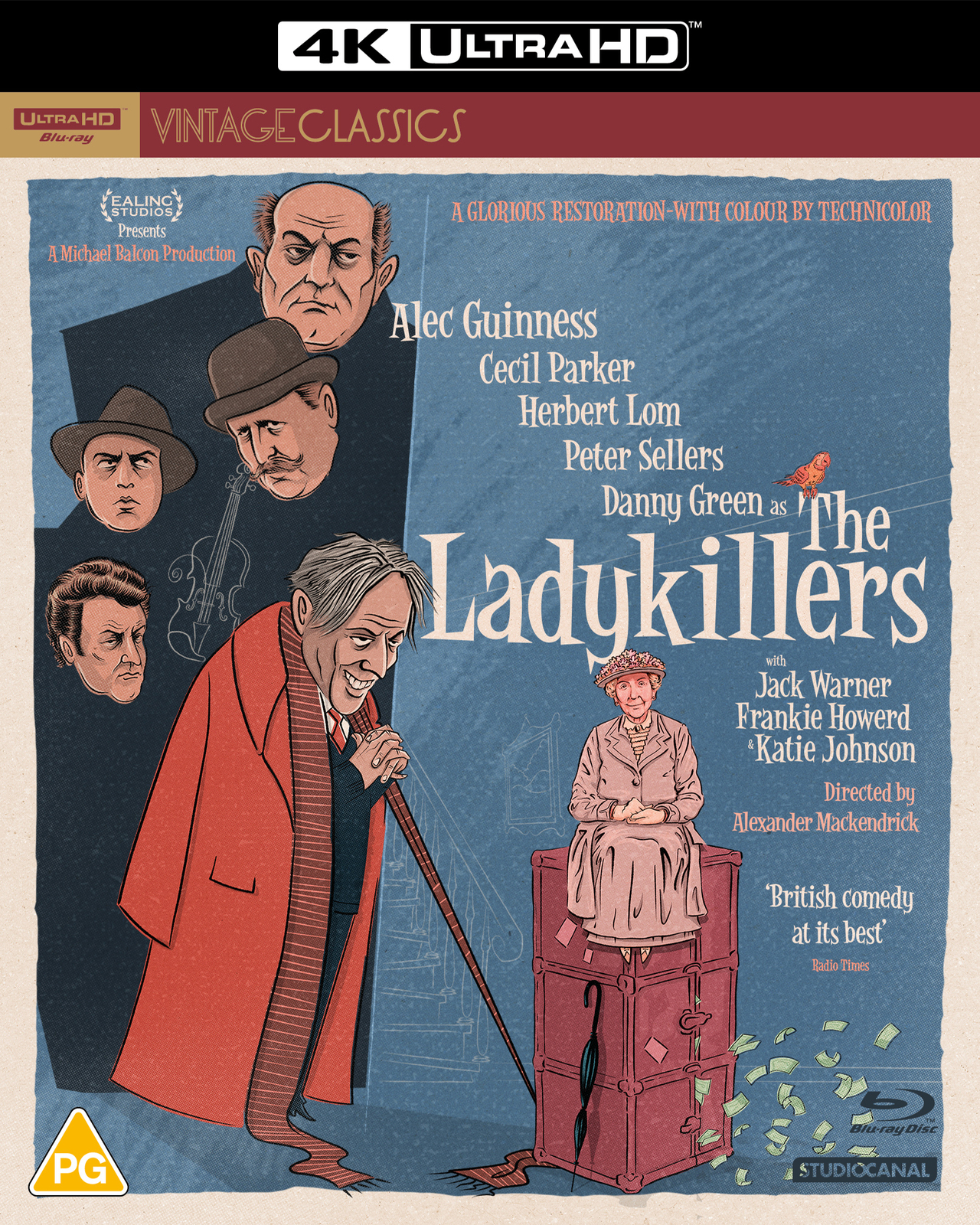 The Ladykillers 4k Ultra-HD BD [Blu-ray] [2021] (4K UHD Blu-ray) Jack Warner