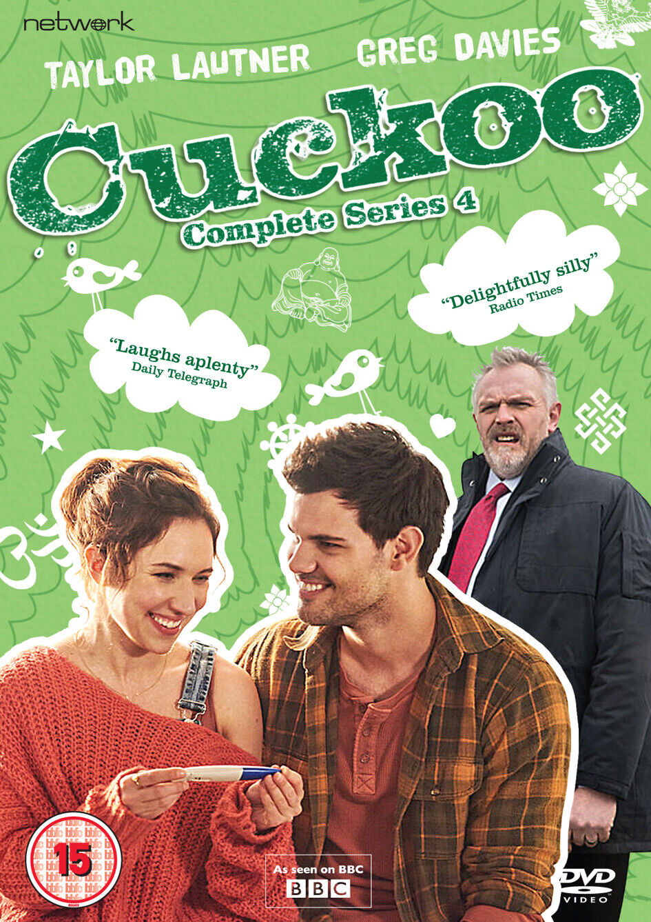Cuckoo: Complete Series 4 (DVD) Greg Davies Helen Baxendale Taylor Lautner