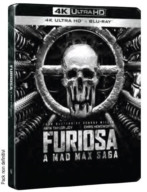 Furiosa: A Mad Max Saga - Black&Chrome (4K Ultra HD - SteelBook)