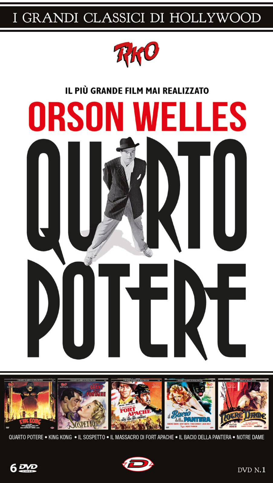 Dvd Quarto  Potere E I Grandi Classici Di Hollywood - Cofanetto - (6 Film 6 Dvd)