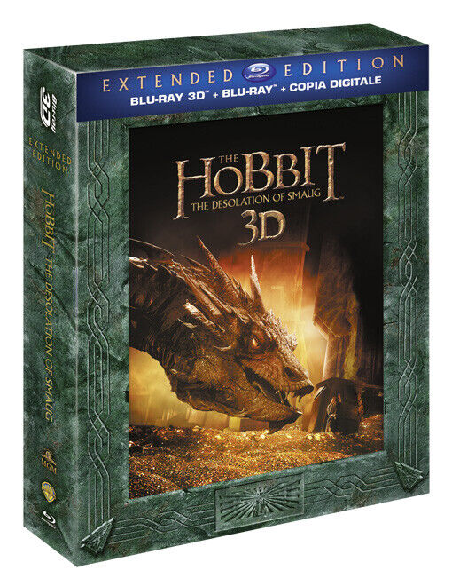 Lo Hobbit La Desolazione Di Smaug 3D Extended Edition (2 Blu-Ray 3D + 3 Blu-Ray)