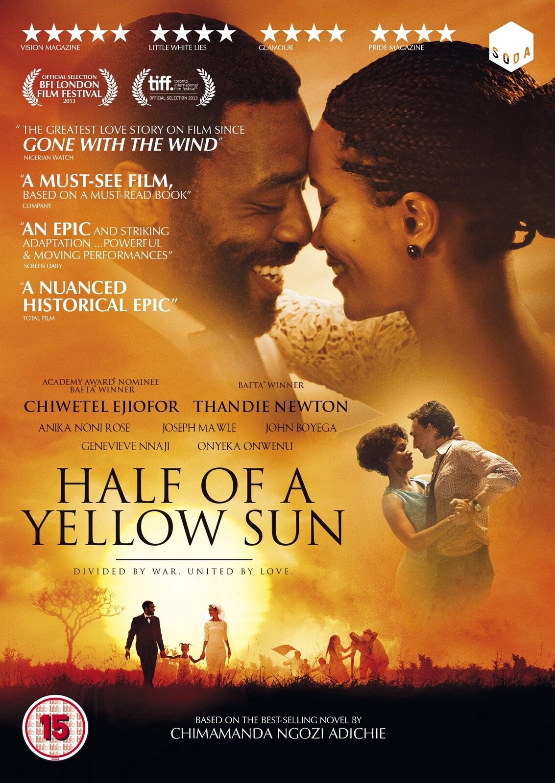 Half of a Yellow Sun (DVD) Thandie Newton Chiwetel Ejiofor Anika Noni Rose