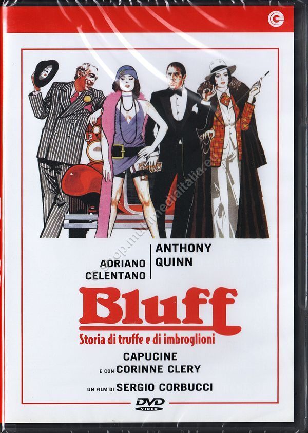BLUFF STORIA DI TRUFFE E DI IMBROGLIONI (1976) Adriano Celentano DVD NUOVO