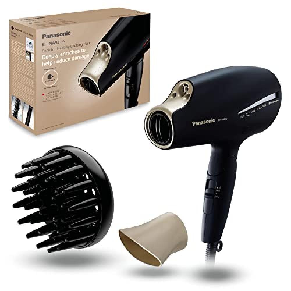 Panasonic NA9J-N825 Asciugacapelli Pieghevole con Nanoe & Double Mineral Tecnolo
