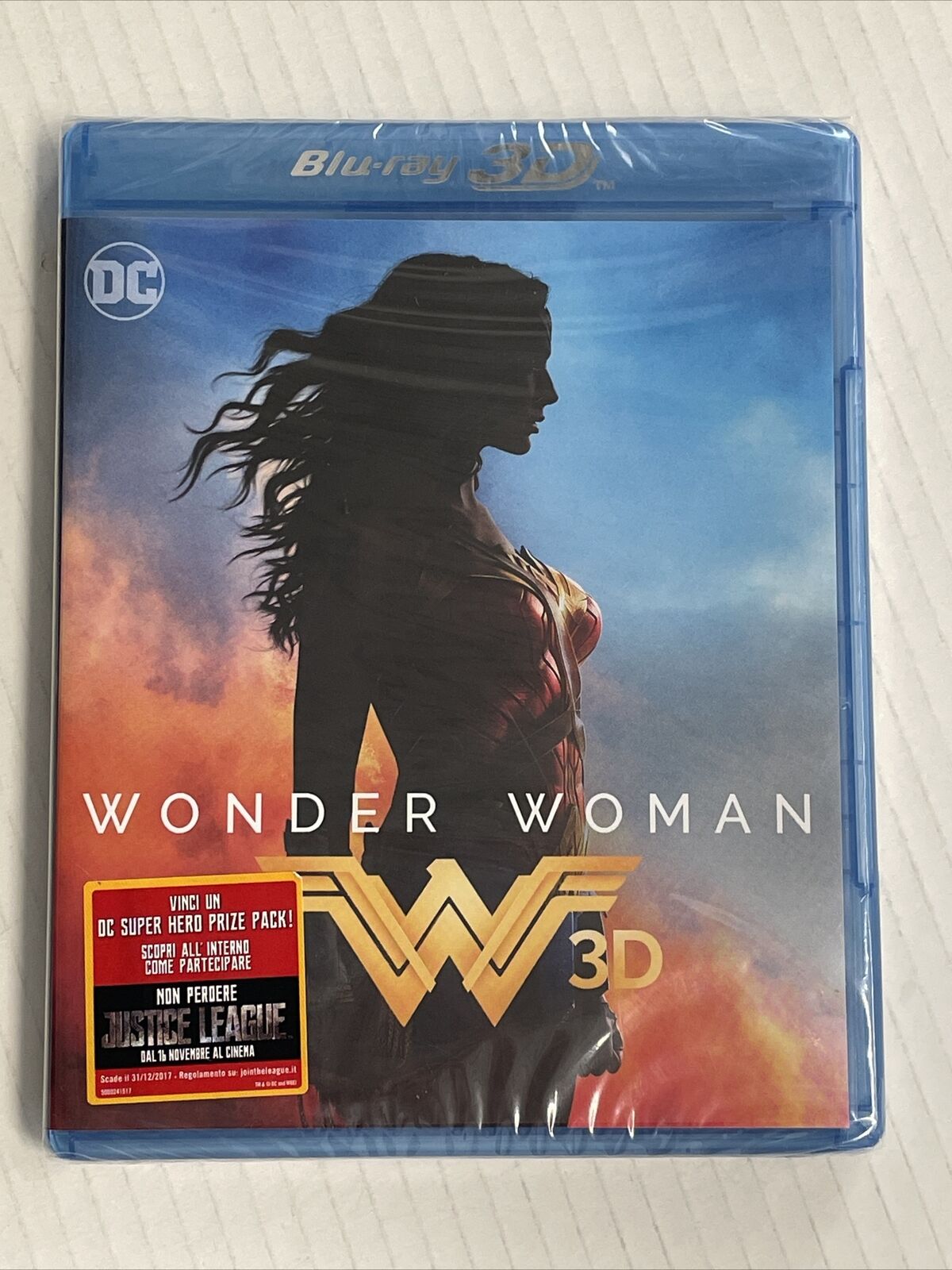 WONDER WOMAN 3D - blu ray 3D - nuvo,sigillato