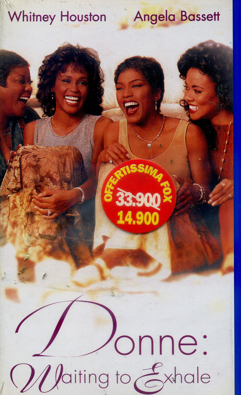 DONNE WAITING TO EXHALE con  WHITNEY HOUSTON ANGELA BASSETT - VHS NUOVA