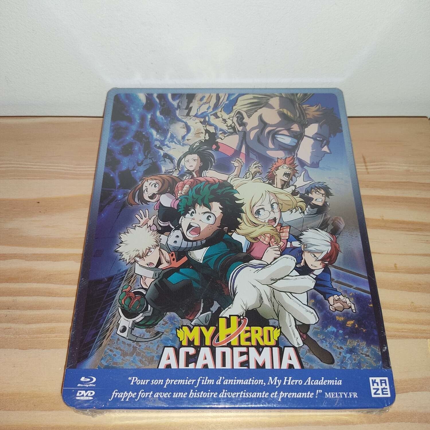 My Hero Academia: Two Heroes STEELBOOK [Blu-Ray + DVD] - NUOVO
