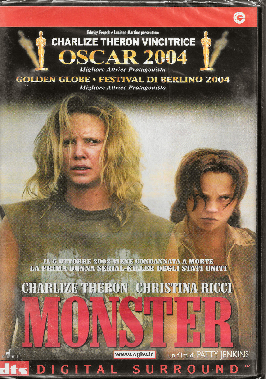 MONSTER con Charlize Theron DVD NUOVO