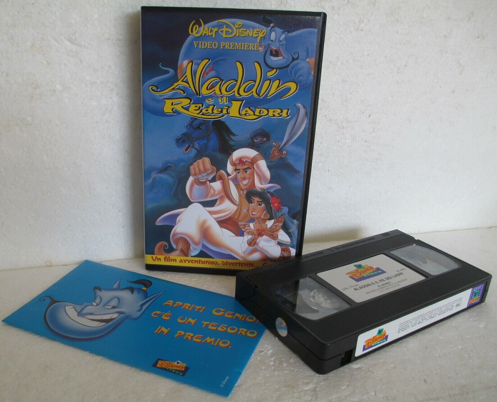 ALADDIN E IL RE DEI LADRI - VHS Walt Disney Video Premiere ,NUOVA,NON SIGILLATA