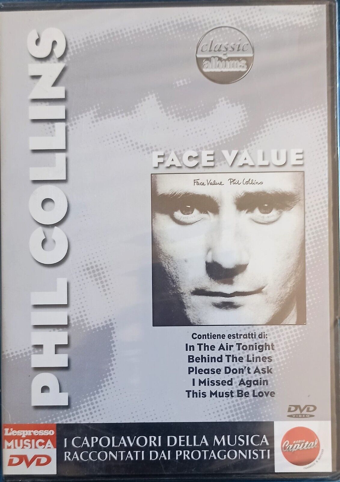 DVD PHIL COLLINS FACE VALUE (ex Genesis) Nuovo Sigillato	C00334