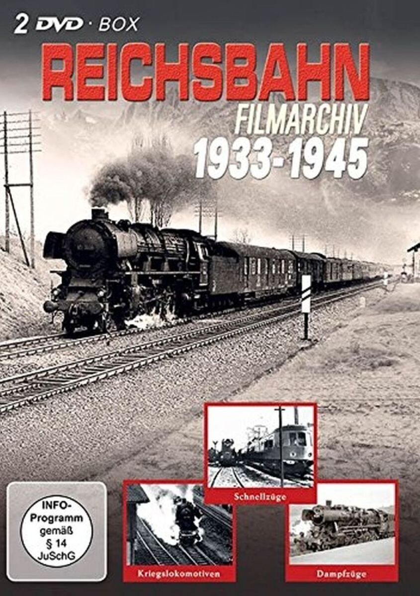 Reichsbahn Filmarchiv 1933 -1945 (2 DVDs) (DVD) Dampfzüge Kriegslokomotiven