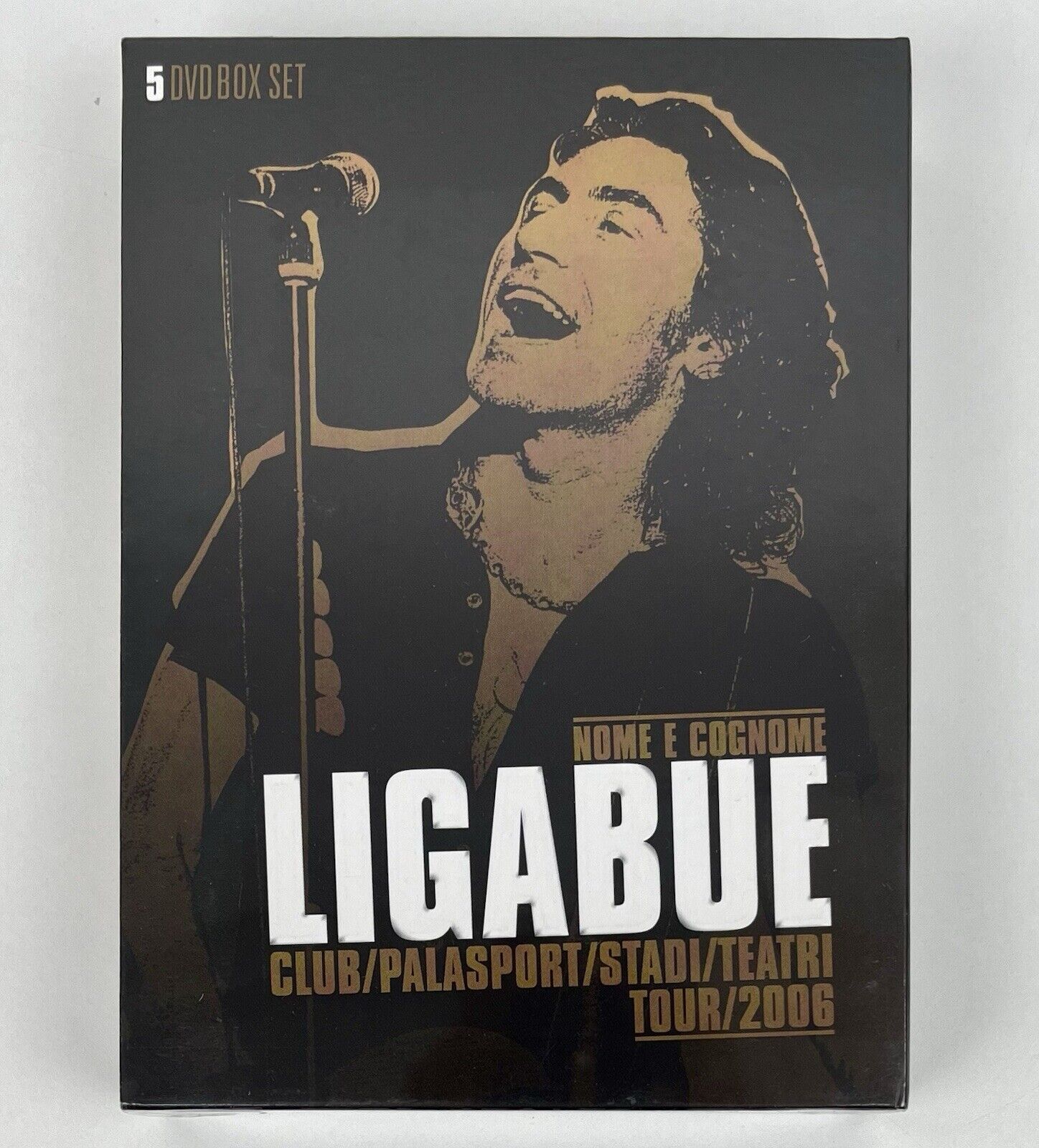 Cofanetto sigillato 5 DVD Ligabue Nome e Cognome Tour 2006