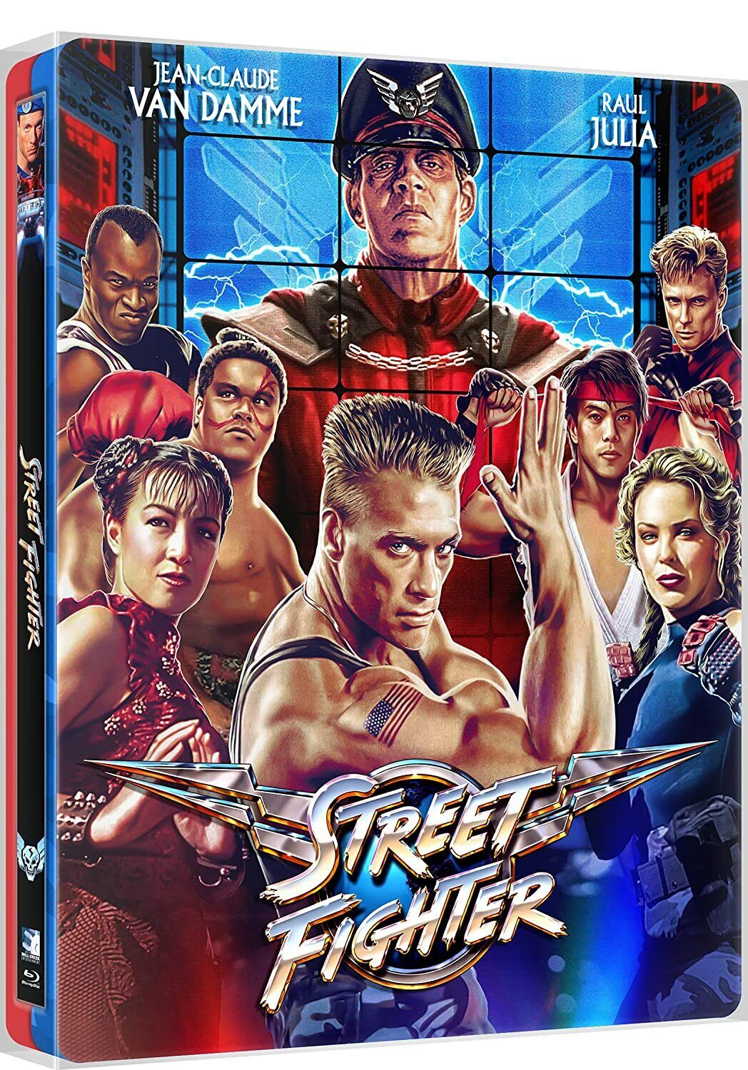 Street Fighter (U.Rilascio Steelbook Blu-Ray, 1994) Nuovo Jean-Claude Damme