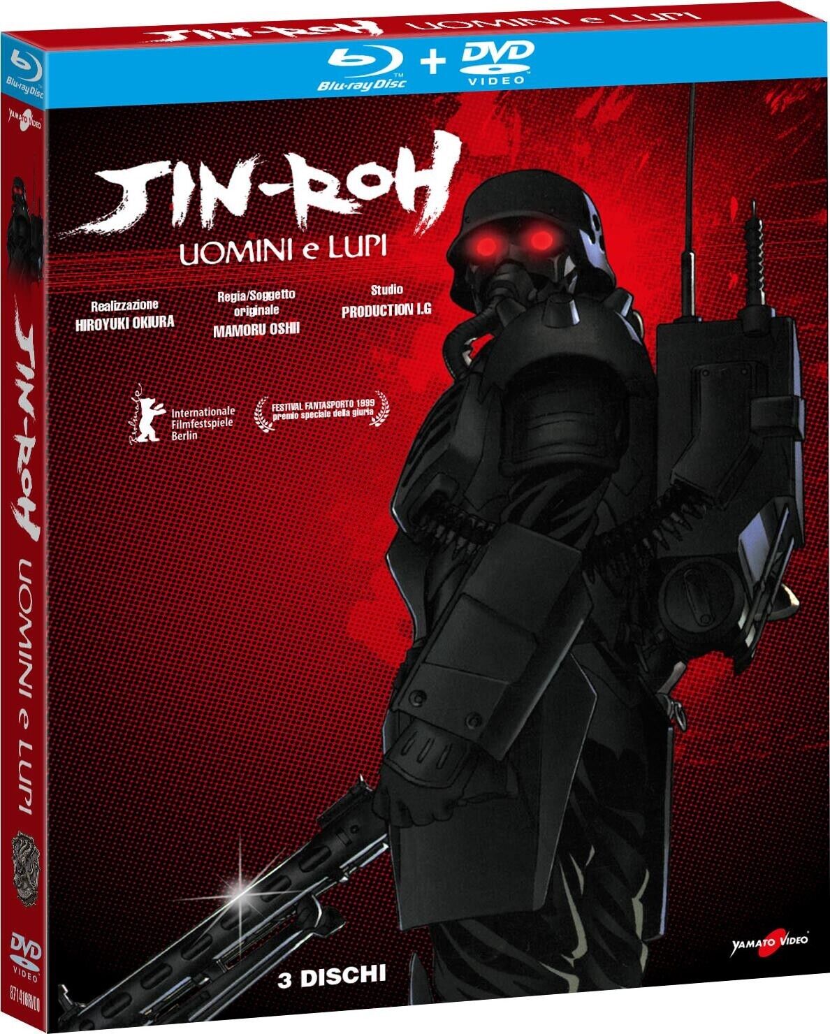 JIN ROH - UOMINI E LUPI  BLU-RAY+2 DVD   ANIME