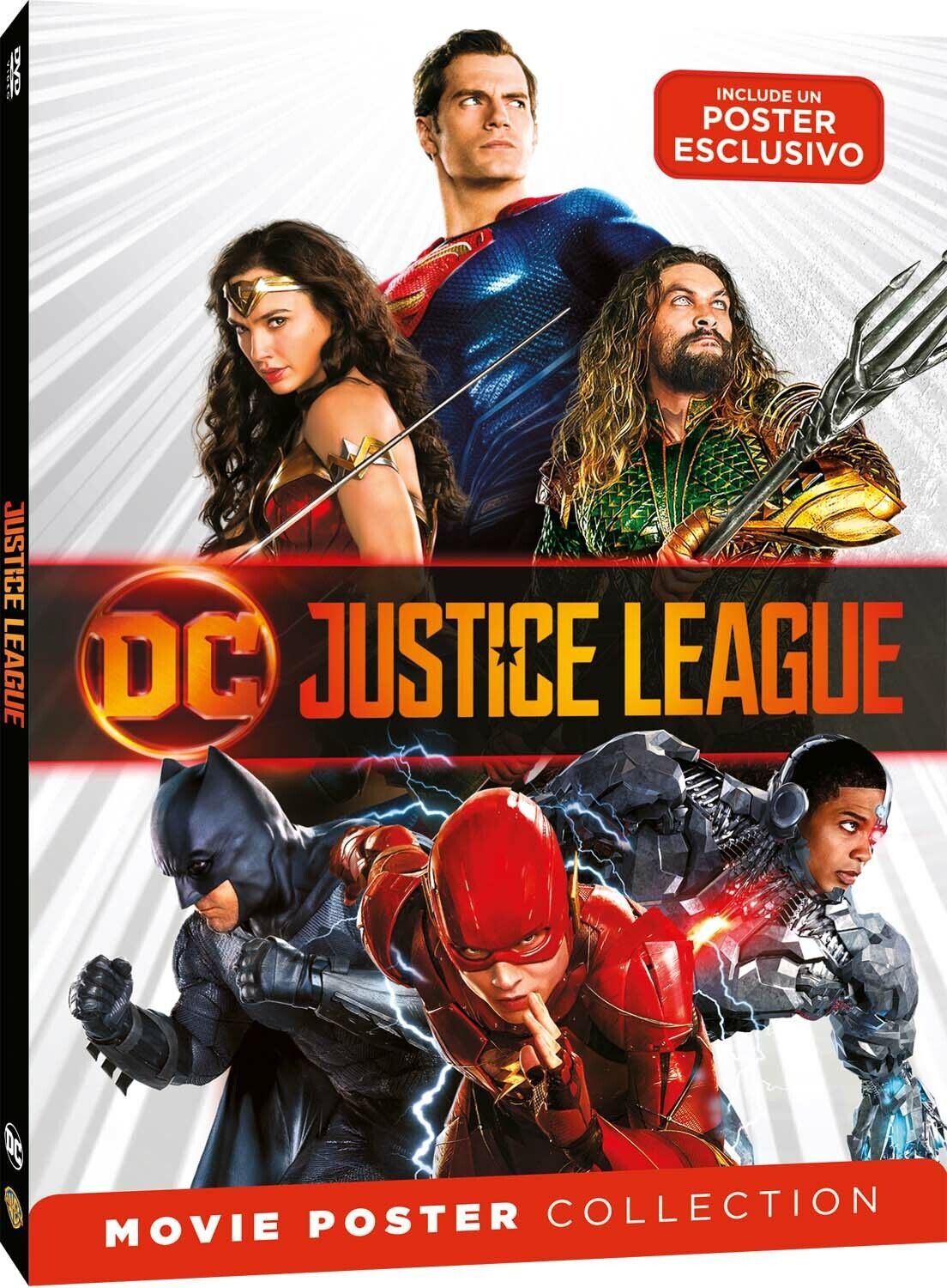 Justice League - Limited Movie Poster Edition DVD WARNER HOME VIDEO