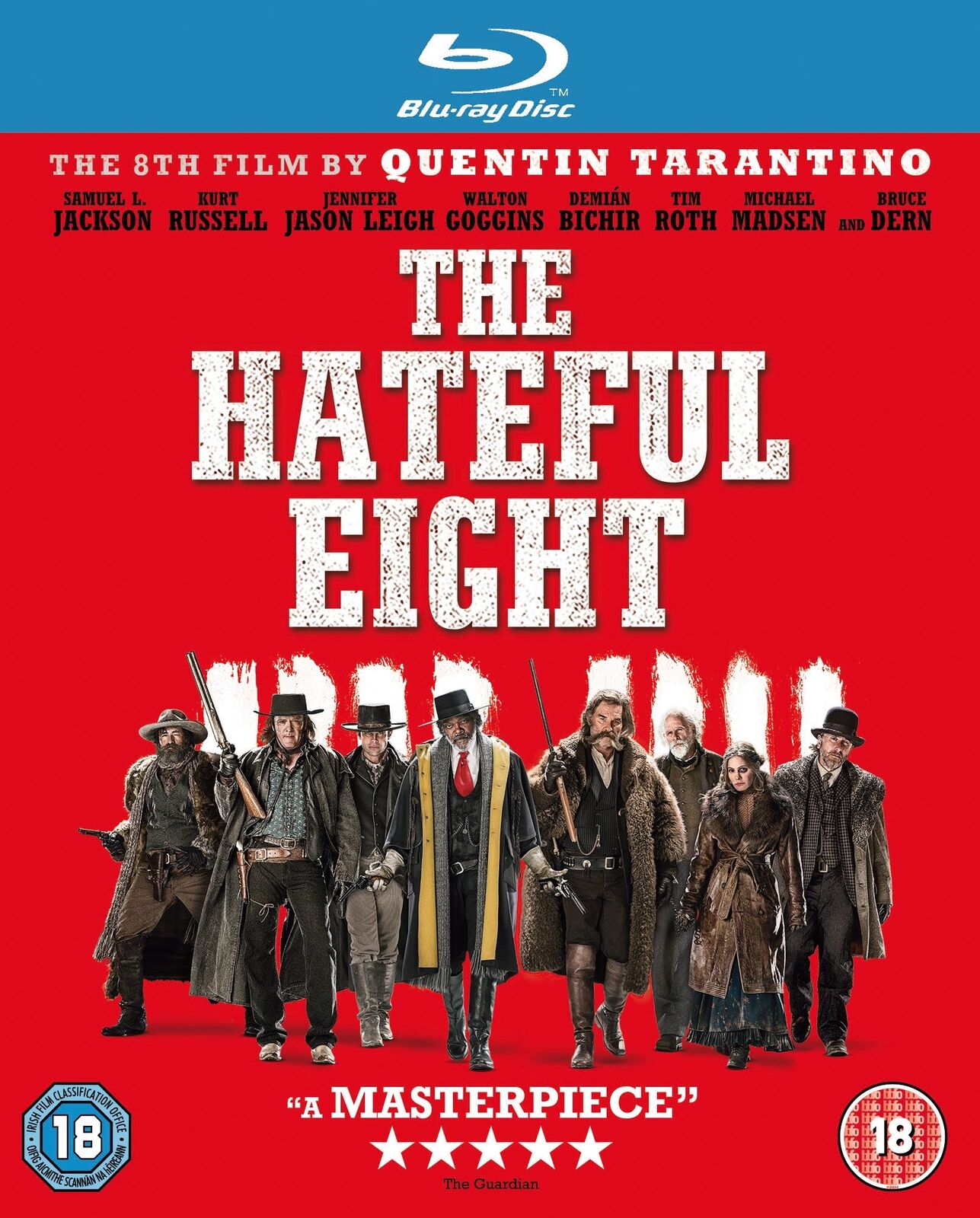 The Hateful Eight (Blu-ray) Samuel L. Jackson Kurt Russell Jennifer Jason Leigh