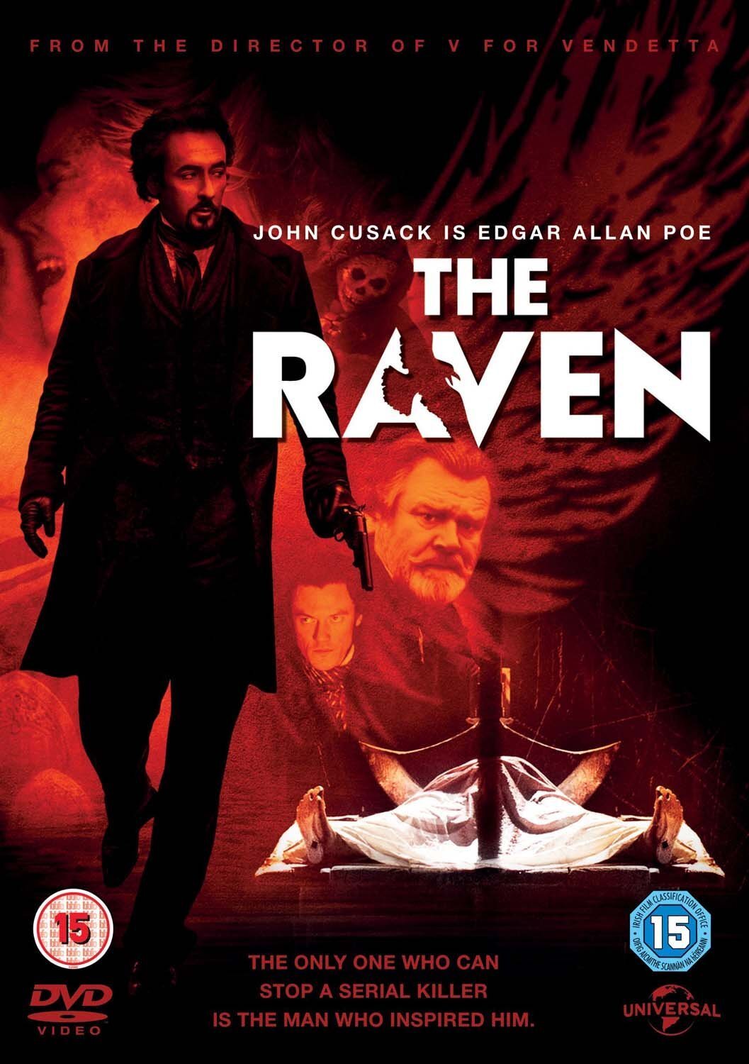 The Raven (DVD) John Cusack Luke Evans Alice Eve Brendan Gleeson