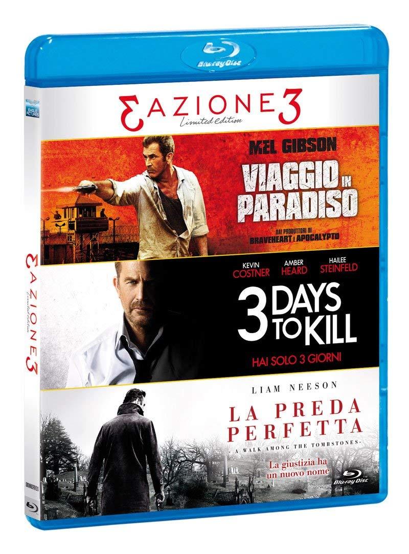 Blu Ray Viaggio In Paradiso - Three Days To Kill -La Preda Perfetta (3 Blu Ray)