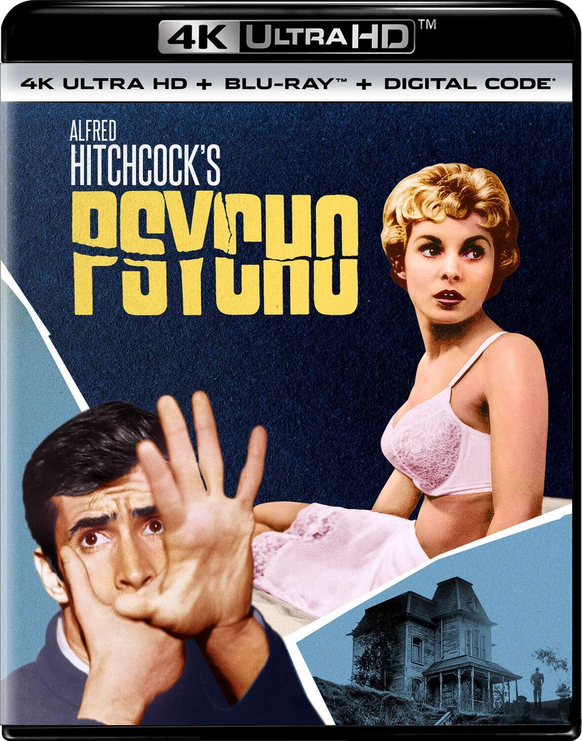 Psycho (1960) - 4K Ultra HD + Blu-ray + Digital (4K UHD Blu-ray) Anthony Perkins
