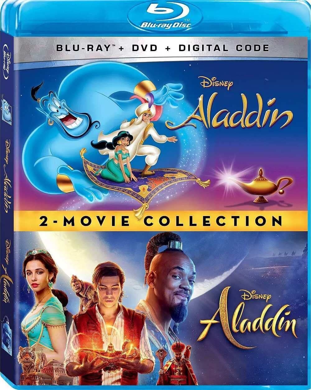 ALADDIN 2-MOVIE COLLECTION (Blu-ray) Weinger Scott Williams Robin Larkin Linda